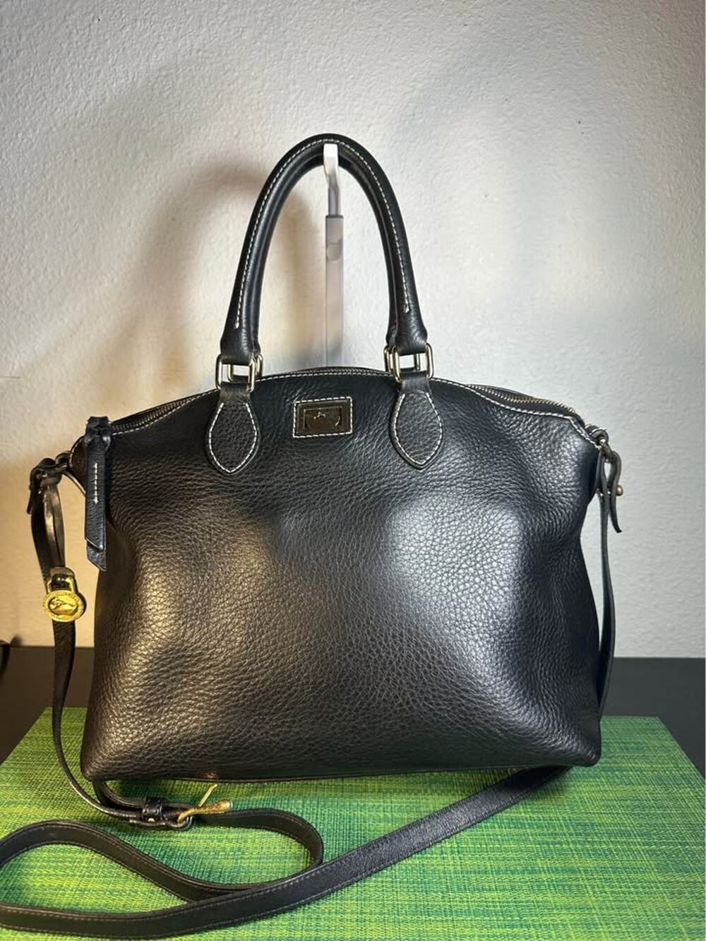 Dooney & Bourke Pebble Grain Zip Zip Satchel